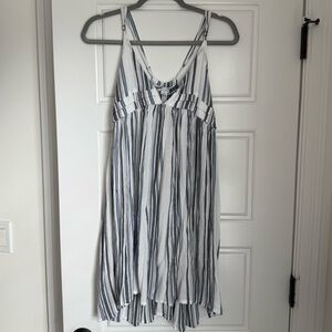 O'Neill Blue and White Striped Dress